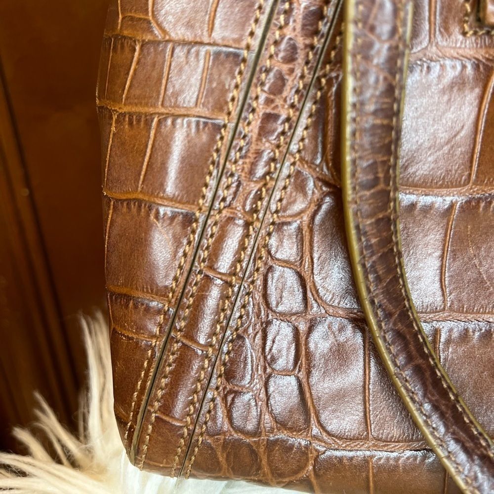 Monsac Leather Snakeskin Bag Shoulder Purse​​​ - Picture 9 of 15